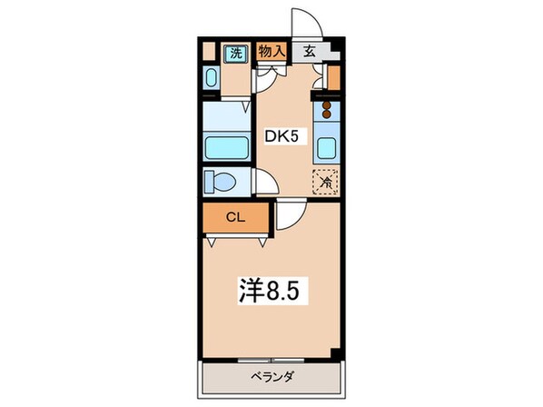 リ－ベルサンアイの物件間取画像